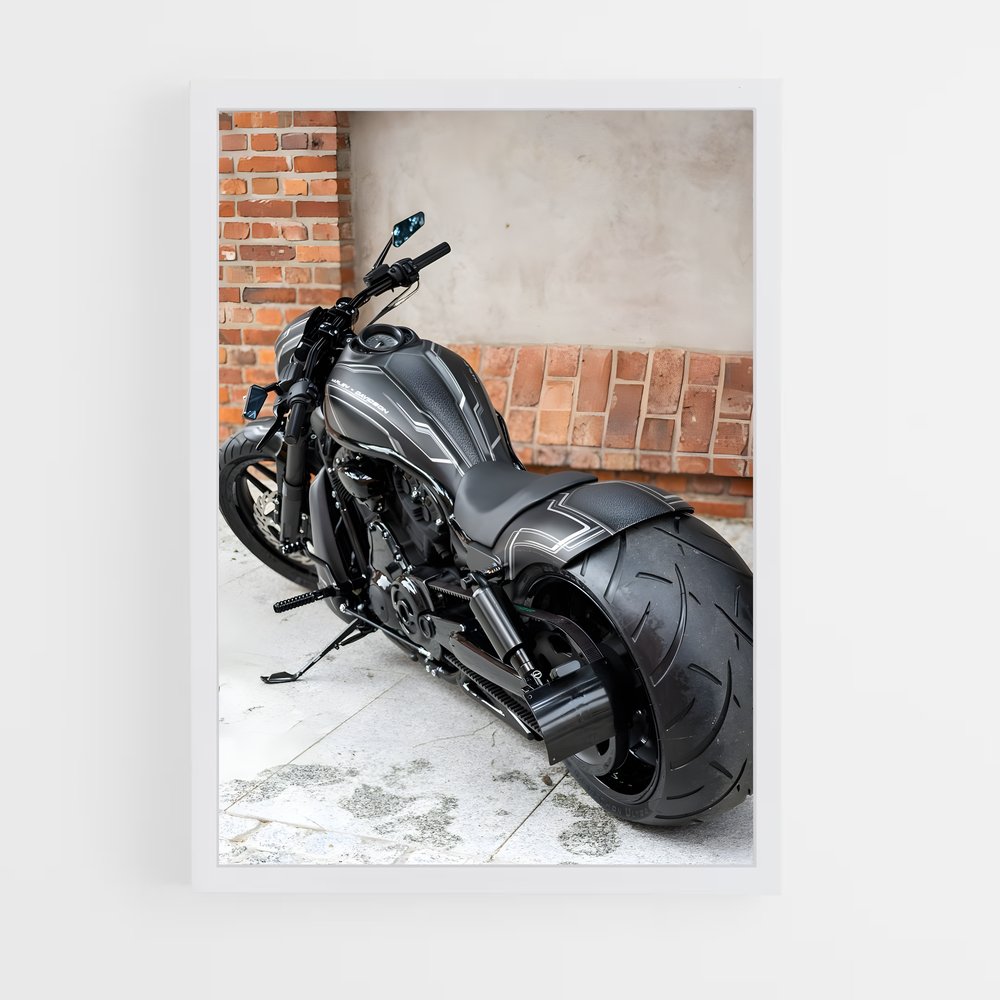 Poster splendide Night rod – affiche Harley-Davidson (vue 3)